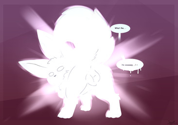 after_anal after_masturbation after_orgasm after_sex after_vaginal anal_fluids animal_genitalia animal_vulva anthro anus big_tail bodily_fluids butt butt_focus canine_genitalia canine_vulva evolution evolving eye_contact eyeshadow female feral from_behind_position fur genital_fluids genitals interspecies long_ears looking_at_another looking_at_viewer looking_back looking_pleasured makeup neck_tuft pawpads paws pokephilia presenting presenting_anus presenting_vulva sex simple_background spread_legs spreading standing tail tuft vulva jaynt nintendo pokemon eevee eeveelution generation_1_pokemon pokemon_(species) absurd_res hi_res