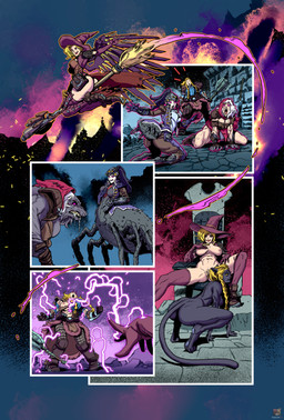anthro arthropod_abdomen arthropod_abdomen_growth blonde_hair braided_hair breasts broom butt cleaning_tool clothing dungeon female female/female genitals glowing glowing_eyes group hair hat headgear headwear human_to_anthro human_to_taur legwear magic magic_user nipples nude pawpads smile species_transformation standing stockings tail transformation vulva white_hair witch witch_hat diego_giribaldi arachnid arachnid_taur arthropod arthropod_taur domestic_cat felid feline felis human mammal murid murine rat rodent spider spider_taur taur absurd_res comic digital_media_(artwork) hi_res