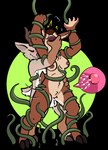 anthro antlers balls bdsm blush bodily_fluids bondage bound breasts cum cum_in_pussy cum_inside duo female female_penetrated genital_fluids genitals hooves horn impregnation male male/female male_penetrating male_penetrating_female nipples nude open_mouth ovum penetration penile penile_penetration penis_in_pussy plant pussy sex simple_background sperm_cell tentacles transparent_background vaginal vaginal_penetration vine_bondage vine_tentacles vines trout_(artist) kodin wiyan_(wheresmysocks) deer mammal absurd_res alpha_channel hi_res