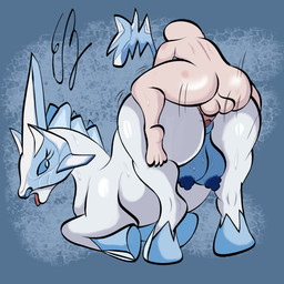 animal_genitalia animal_vulva areola bestiality big_butt blue_areola blue_nipples bodily_fluids butt duo erection female female_penetrated feral feral_penetrated genitals human_on_feral human_penetrating human_penetrating_feral ice interspecies larger_penetrated male male/female male_penetrating male_penetrating_female nipples nude open_mouth penetration penile sex simple_background size_difference tail teats tongue vaginal vulva white_body wide_hips eddiebrije mythology nintendo pokemon equid equine generation_8_pokemon glastrier human legendary_pokemon mammal mythological_creature pokemon_(species) 1:1 absurd_res hi_res