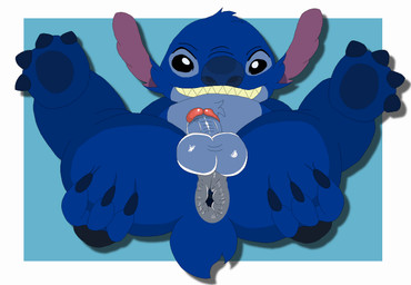 4_toes anthro anus backsack balls black_eyes blue_body blue_claws blue_fur butt chest_tuft claws feet fur genitals head_tuft humanoid_genitalia humanoid_penis inviting legs_up looking_at_viewer male notched_ear nude penis presenting presenting_anus presenting_hindquarters simple_background solo spreading toes tuft lusarthel disney lilo_and_stitch stitch_(lilo_and_stitch) alien experiment_(lilo_and_stitch) 2016 aliasing digital_media_(artwork) hi_res unavailable_at_source