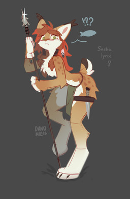 anthro biped butt clothed clothed_anthro clothed_female clothing feet female fingers front_view fur hair looking_at_viewer solo spots standing tail toes danomil felid feline lynx mammal 2026 digital_drawing_(artwork) digital_media_(artwork)