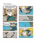 2020 anthro belly bonasiah clothing comic cute_fangs dialogue english_text felid feline hi_res humanoid_hands kemono kura_(zoohomme) male mammal moobs nipples outside overweight overweight_anthro overweight_male quanjiang robe solo text zoohomme