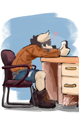 anthro boots clothing electronics footwear love male phone shoes simple_background sitting solo deaf_cake viktor_(deafcake) canid canine fox mammal hi_res