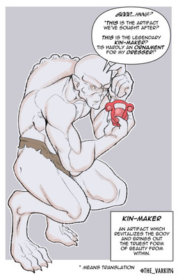 bottomwear brown_bottomwear brown_clothing brown_loincloth claws clothing dialogue digitigrade grey_body grey_skin holding_object humanoid_pointy_ears loincloth male muscular muscular_humanoid not_furry pointy_ears solo speech_bubble text thevarking warhammer_(franchise) warhammer_fantasy ghoul humanoid undead 2023 english_text hi_res