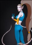 anthro female humanoid_face lips solo nostalgielf marvel spider-man_(series) spider-man_unlimited lady_vermin mammal murid murine rat rodent hi_res