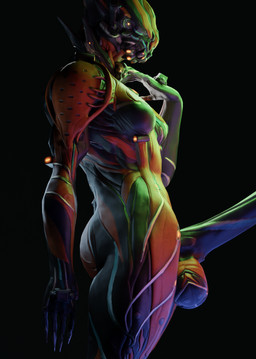 balls big_balls big_penis biped black_background breasts butt genitals gynomorph huge_penis intersex muscular penis side_view simple_background solo standing thick_thighs thorius digital_extremes tencent warframe valkyr_(warframe) humanoid warframe_(species) hi_res