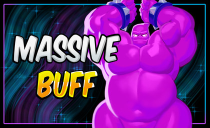5_fingers barazoku big_muscles big_pecs bracelet fingers fist front_view jewelry male mouth_closed muscular muscular_arms navel noseless not_furry pecs pink_body pink_eyes raised_arms solo spiked_bracelet spikes tiburalgo clash_royale elixir_golem goo_creature goo_humanoid humanoid 2024 english_description meme