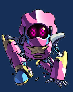 4_fingers alternate_species ambiguous_gender fingers kneeling machine mouthless noseless on_one_knee pink_body pink_eyes pupils robotization screen screen_face screw solo star discount-supervillain cartoon_network steven_universe steven_quartz_universe humanoid robot robot_humanoid alpha_channel hi_res