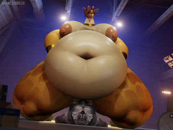 accessory anthro anthro_on_anthro anthro_penetrated anthro_penetrating anthro_penetrating_anthro areola belly big_areola big_belly big_breasts big_penis bouncing_belly bouncing_breasts bracelet breasts brown_hair cock_ring cowgirl_position deep_navel duo erection female female_on_top female_penetrated from_front_position fur genitals glistening glistening_belly glistening_breasts grey_body grey_fur hair huge_belly huge_breasts huge_penis huge_thighs hyper hyper_belly jewelry jewelry_only larger_female larger_penetrated long_neck male male/female male_on_bottom male_penetrating male_penetrating_female muscular muscular_anthro muscular_male navel necklace nipple_piercing nipples nude obese obese_anthro obese_female on_bottom on_top orange_body overweight overweight_anthro overweight_female penetration penile penile_penetration penis penis_accessory penis_in_vagina penis_jewelry piercing sex short_hair size_difference smaller_male tan_body thick_thighs tongue tongue_out vaginal vaginal_penetration wolke kubwa_kalua wolke_(character) canid canine canis domestic_dog giraffe giraffid keeshond mammal spitz 2025 3d_(artwork) 3d_animation 4:3 animated digital_media_(artwork) hi_res no_sound short_playtime webm