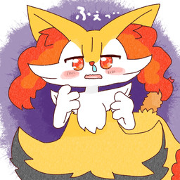 ambiguous_anthro ambiguous_gender anthro biped blush blush_stickers bodily_fluids dipstick_tail food front_view looking_at_viewer markings object_in_tail open_mouth shrimp_(food) simple_background snot snout solo standing tail tail_markings text annyui0611 nintendo pokemon braixen canid generation_6_pokemon mammal pokemon_(species) 1:1 2022 digital_drawing_(artwork) digital_media_(artwork) half-length_portrait hi_res japanese_description japanese_text portrait translated_description