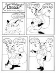 anthro areola barefoot belly big_belly breasts canid canine comic english_text feet female fluffy fluffy_tail fox fur hair hand_on_belly looking_at_viewer mammal monochrome nipples nude pregnant sketch speech_bubble steamfox tail text