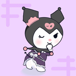 anthro black_eyes black_headdress bow_ribbon bow_tie clean_diaper clothing diaper female looking_at_viewer looking_back maid_apron maid_collar maid_headdress maid_uniform one_eye_closed pink_hairband print_diaper simple_background smile solo spade_tail tail uniform white_body billytheshinx onegai_my_melody sanrio kuromi demon lagomorph leporid mammal rabbit 1:1 hi_res
