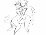 anthro duo feces female female/female kissing scatplay simple_background white_background lewdabaga super_planet_dolan melissa_morgan shima_luan avian bird domestic_cat felid feline felis mammal absurd_res digital_drawing_(artwork) digital_media_(artwork) hi_res monochrome sketch