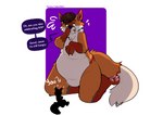 abdominal_bulge ambiguous_gender anthro anthro_pred belly big_butt bodily_fluids butt celebration digestion drooling duo hungry inviting male open_mouth oral_vore pawpads saliva size_difference slightly_chubby tail teeth text thick_thighs vore conditional_dnp sadcat16hrz vore_day ferox_(feroxdoon) canid canine fox mammal red_fox true_fox absurd_res english_text hi_res nonbinary_(lore)