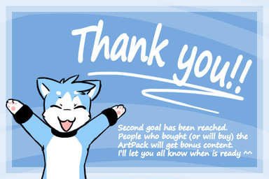 anthro blue_background blue_body blue_ears blue_fur blue_hair eyes_closed fur hair happy male multicolored_body multicolored_fur open_mouth pawpads simple_background solo text two_tone_body two_tone_fur white_body white_fur white_inner_ear darkmirage quetzalli_(darkmirage) assimilative_feline felid feline mammal 2014 digital_media_(artwork) english_text