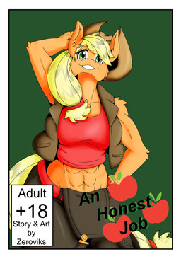 anthro blonde_hair border breasts clothed clothing cutie_mark female fur green_eyes hair hat headgear headwear looking_at_viewer simple_background solo tail text white_border zeroviks friendship_is_magic hasbro my_little_pony mythology applejack_(mlp) earth_pony equid equine horse mammal mythological_creature mythological_equine pony absurd_res comic cover cover_art cover_page digital_media_(artwork) english_text hi_res