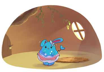 blue_body bottomwear bow_(feature) bow_accessory bow_ribbon clothing door heart_tail inside leaf lock locked_in long_ears markings omorashi plant red_inner_ear shaking skirt tail trembling underwear vines white_body window selphy6 nintendo pokemon pokemon_mystery_dungeon spike_chunsoft azumarill generation_2_pokemon pokemon_(species) 2023