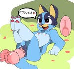 animal_genitalia animal_pussy anthro blue_body bodily_fluids canine_genitalia canine_pussy cervical_penetration duo erect_nipples female genitals internal knot knot_fucking knotted_penis knotting loli looking_at_another male nipples pawpads penetration penis pussy speech_bubble spread_legs spreading tail tears tears_of_pleasure text text_with_heart vaginal vaginal_knotting vaginal_penetration young young_penetrated luftydays bluey_(series) bluey_heeler australian_cattle_dog canid canine canis cattledog domestic_dog herding_dog mammal pastoral_dog animated short_playtime