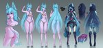 5_fingers 5_toes anthro blue_eyes blue_hair breasts clothed clothing eyebrows eyelashes feet female fingers hair solo standing toes fruitbloodmilkshake 2020 absurd_res digital_media_(artwork) hi_res