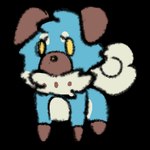 ambiguous_gender blue_body blue_fur brown_body brown_fur emoticon feral fur smile solo bloowolfy nintendo pokemon aries_(bloowolfy) canid canine generation_7_pokemon mammal pokemon_(species) rockruff shiny_pokemon 1:1 alpha_channel low_res thumbnail female_(lore)