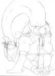 ass_up bdsm bondage bound bridle butt buttplug dinosaur feral fixed_toy fixed_vibrator gag greyscale hands_tied helpless line_art looking_back male monochrome open_mouth pencil_(art) penis plain_background ring_gag sabretoothed_ermine scalie sex_toy sketch solo spreader_bar tail_bondage thick_tail traditional_media vibrator white_background
Rating: Explicit
Score: 7
User: maiatherne
Date: September 04, 2013