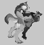 ambiguous_gender anthro anthro_on_anthro asphyxiation belly big_breasts big_teeth bodily_fluids breasts casual_sex choking claws duo female genital_fluids genitals hair humanoid_genitalia humanoid_penis male male/female muscular muscular_female nipples nude penetrable_plug penetrable_sex_toy penetration penis piercing plug_(sex_toy) rough_sex sex sex_toy size_difference slightly_chubby teratophilia thick_thighs tunnel_plug vaginal vaginal_fluids vaginal_penetration white_hair boypretties mythology canid canine canis hyena mammal mythological_canine mythological_creature spotted_hyena werecanid werecanine werecreature werewolf wolf absurd_res hi_res