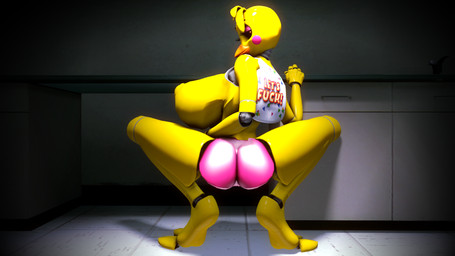 anthro beak bib big_breasts black_sclera blush breasts butt clothing crouching female huge_breasts looking_at_viewer looking_back machine nipples non-mammal_nipples panties solo underwear uwotinfokm8 disembowell_(modeler) five_nights_at_freddy's five_nights_at_freddy's_2 scottgames toy_chica_(fnaf) animatronic robot 16:9 2015 3d_(artwork) digital_media_(artwork) hi_res source_filmmaker_(artwork) widescreen