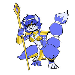 3_toes 5_fingers anthro arm_markings armor black_nose blue_body blue_countershading blue_fur blue_hair bottomwear bra breasts choker claws closed_smile clothed clothed_anthro clothed_female clothing countershade_face countershade_torso countershading crouching dipstick_tail ear_piercing eyebrow_through_hair eyebrows feet female female_anthro fingers fluffy fluffy_tail footwear front_view fur gold_(metal) gold_bracers gold_choker gold_jewelry gold_necklace gold_thighlet hair holding_object holding_staff jewelry krystal's_staff loincloth looking_at_viewer markings medium_breasts medium_hair mole_(marking) mouth_closed navel necklace no_irises o-ring_bra pauldron piercing pointy_ears prick_ears sandals shoes simple_background slim_anthro slim_female smile smiling_at_viewer snout solo staff tail tail_markings tail_wraps toe_claws toes translucent translucent_hair tribal tribal_clothing underwear white_background white_bottomwear white_clothing white_footwear white_loincloth white_sandals wraps yellow_bra yellow_clothing yellow_underwear jaybound753 nintendo star_fox krystal_(star_fox) canid canine fox mammal 1:1 2025 digital_drawing_(artwork) digital_media_(artwork) english_description flat_colors full-length_portrait hi_res portrait