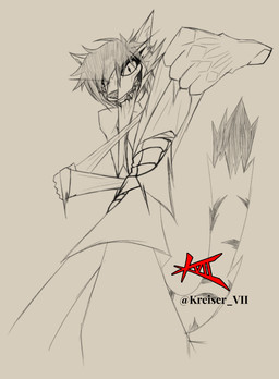 abs anthro bared_teeth clothing female hair looking_at_viewer restraints smile smiling_at_viewer snarling solo straitjacket tail tearing_clothing teeth torn_clothing kreiser_vii domestic_cat felid feline felis mammal absurd_res hi_res monochrome sketch