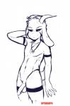 anthro asriel_dreemurr_(god_form) balls boss_monster_(undertale) bovid caprine crackers cut_(disambiguation) genitals half-erect horn humanoid_genitalia humanoid_penis jewelry looking_at_viewer male mammal navel necklace nude penis signature simple_background solo undertale undertale_(series) white_background