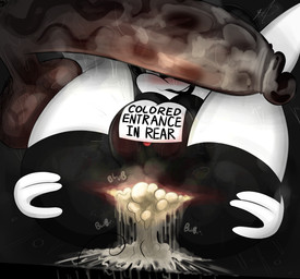 after_anal after_sex anal_only anthro anus big_penis black_background black_body black_fur bodily_fluids brown_penis butt clothing countershading cum cum_in_ass cum_inside dark_body dark_skin duo female fur genital_fluids genitals gloves handwear huge_penis humanoid_genitalia humanoid_penis legwear lying male male/female multicolored_body multicolored_fur on_back penis raceplay racism simple_background solo_focus spread_anus spread_legs spreading text thick_thighs thigh_highs two_tone_body two_tone_fur white_body white_clothing white_countershading white_fur white_gloves white_handwear white_legwear white_thigh_highs ota_(artist) disney minnie_mouse mammal mouse murid murine rodent english_text hi_res