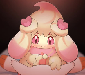 anthro bed blush bodily_fluids cum cumshot ejaculation erection female fingers furniture genital_fluids genitals handjob looking_at_viewer male male/female orgasm penile penis sex tapering_penis vitamin_t nintendo pokemon alcremie generation_8_pokemon love_sweet_alcremie pokemon_(species) ruby_swirl_alcremie scorbunny 2023 2d_animation animated digital_media_(artwork) long_playtime sound video