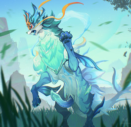 4_toes black_sclera blue_body blue_fur blue_tail claws cloacal_penis day digitigrade erection feet feral finger_claws front_view fur genitals green_body green_fur male open_mouth orange_eyes outside pawpads paws penis sky solo tail teeth toe_claws toes tongue tenebscuro genshin_impact mihoyo mythology canid canine dragon eastern_dragon mammal mythological_creature mythological_scalie scalie solitary_suanni 2025 digital_drawing_(artwork) digital_media_(artwork) hi_res