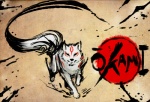 ambiguous_gender feral fur paint solo white_body white_fur winstar capcom clover_studio okami_(capcom) amaterasu_(okami) canid canine canis deity mammal wolf