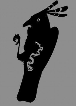 animal_genitalia animal_penis beak claws duck_penis feathered_crest feathers feral genitals head_crest lying male minimalist on_back penis simple_background solo einin crow_(kissybirb128) avian bird corvid corvus_(genus) crow oscine passerine black_and_white monochrome