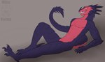 anthro biped horn male pose posing_for_picture scales solo tail misskarma mythology breghar_(drakengarth) dragon mythological_creature mythological_scalie reptile scalie hi_res