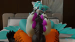 3_toes 4_ears anthro bed black_penis blue_body blue_fur claws duo feet first_person_view foot_fetish foot_play footjob fur furniture genitals hair inside male male/male male_pov multi_ear orange_body orange_fur pawpads paws penis pink_pawpads sex toes white_body white_fur gylala gylala_(character) quill_feathertail avali 16:9 3d_(artwork) 3d_animation animated blender_(artwork) digital_media_(artwork) hi_res loop no_sound short_playtime webm widescreen