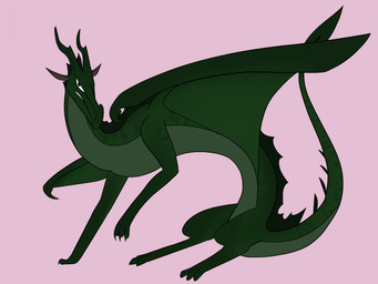 ambiguous_gender bared_teeth claws feet feral frill_(anatomy) green_body green_eyes green_feet green_hands green_horn green_tail green_wings horn leaf leaf_wings membrane_(anatomy) membranous_frill membranous_wings pink_background simple_background solo tail teeth unusual_anatomy unusual_wings wings snakeroot european_mythology mythology wings_of_fire snakeroot_(character) dragon leafwing_(wof) mythological_creature mythological_scalie nightwing_(wof) scalie western_dragon 4:3 digital_media_(artwork) hi_res