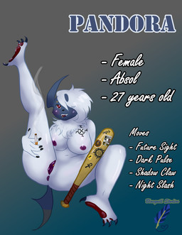 ankh anthro anus breasts card cigarette claws colored_nails fangs female genitals major_arcana nails occult_symbol paws pentagram pokemorph raised_leg sitting smoke smoking solo spread_legs spreading symbol tarot tarot_card tattoo teeth text the_tower_(tarot) vulva warning_sign bluequill_studios nintendo pokemon supernatural_(tv_show) pandora_knox absol generation_3_pokemon pokemon_(species) absurd_res english_text hi_res