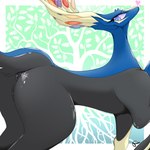 anus butt female feral genitals nude pussy solo presialexander nintendo pokemon deer generation_6_pokemon legendary_pokemon mammal pokemon_(species) xerneas 1:1 hi_res