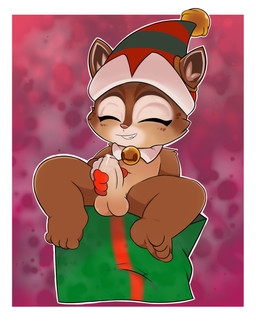 4_fingers 4_toes anthro balls bell biped bodily_fluids border brown_body brown_fur cheek_tuft clothing erection eyes_closed facial_tuft feet fingers foreskin fur furgonomic_hat furgonomic_headwear furgonomics genital_fluids genitals gift glans gloves green_clothing green_hat green_headwear hand_on_own_penis hand_on_penis handwear hat headgear headwear holidays humanoid_genitalia humanoid_penis jingle_bell male male_anthro masturbation mostly_nude mostly_nude_anthro mostly_nude_male multicolored_body multicolored_clothing multicolored_fur multicolored_gloves multicolored_handwear navel outline outside_border pattern_clothing pattern_hat pattern_headgear pattern_headwear penile penile_masturbation penis pink_glans pink_nose precum red_clothing red_gloves red_handwear red_hat red_headwear shirt_collar smile solo striped_clothing striped_hat striped_headgear striped_headwear stripes tan_balls tan_body tan_fur tan_penis teeth toes tuft two_tone_clothing two_tone_gloves two_tone_handwear white_border white_clothing white_gloves white_handwear white_hat white_headwear white_outline young young_anthro young_male fieryfur christmas league_of_legends riot_games tencent teemo_(lol) mammal yordle 2025 digital_media_(artwork) hi_res