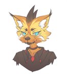 anthro clothed clothing male frychym felid feline lynx mammal colored digital_drawing_(artwork) digital_media_(artwork) portrait