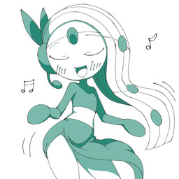 biped blush blush_lines clothed clothing dancing dress eyes_closed female flat_chested forehead_gem gem hair happy hip_sway long_hair mitten_hands musical_note musical_symbol open_mouth open_smile pseudo_clothing pseudo_dress raised_clothing raised_dress simple_background singing slit_dress smile solo standing symbol white_background wide_hips noye nintendo pokemon generation_5_pokemon humanoid legendary_pokemon meloetta meloetta_(aria_form) pokemon_(species) 1:1 2025 alternate_version_at_source digital_media_(artwork) green_and_white hi_res monochrome portrait three-quarter_portrait
