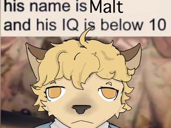 anthro blonde_hair fur hair humor low_iq male screencap solo text yellow_body yellow_fur third-party_edit unknown_artist cyberconnect2 fuga:_melodies_of_steel little_tail_bronx malt_marzipan canid canine caninu canis domestic_dog german_shepherd herding_dog mammal pastoral_dog digital_media_(artwork) english_text meme screencap_edit
