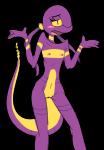 2016 alpha_channel anthro anthrofied better_version_at_source biped blush ekans elpatrixf female generation_1_pokemon genitals georgia_(elpatrixf) gesture navel nintendo nipples nude open_mouth pokemon pokemon_(species) pokemorph pussy rattle_(anatomy) reptile scalie shrug simple_background skinny solo source_request standing tongue transparent_background yellow_eyes