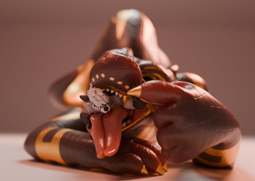 anthro ass_up black_body black_scales bodily_fluids breath claws drooling duo fangs fur gold_(metal) gold_scales gold_tooth golden_claws hair hand_holding horn in_mouth macro male male/male mawplay micro mouth_shot on_tongue open_mouth panting pushing saliva saliva_string scales sharp_teeth simple_background size_difference size_play tail teeth tongue tongue_out vore whiskers white_hair yellow_eyes skarrfox_(artist) armus seti_(skarrfox) canid canine canis kobold mammal scalie swaggon wolf 3d_(artwork) blender_(artwork) blender_cycles_(artwork) digital_media_(artwork) hi_res