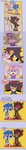 anthro blush clothing dialogue eye_contact female footwear gloves green_eyes handwear heart_symbol laugh looking_at_another male male/female red_eyes smoke speech_bubble text yellow_eyes sonicaimblu19 sega sonic_the_hedgehog_(series) blaze_the_cat shadow_the_hedgehog sonic_the_hedgehog eulipotyphlan felid feline hedgehog mammal 2020 absurd_res comic english_text hi_res long_image tall_image