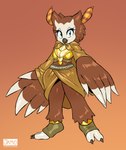 anthro beak brown_body clothing eyelashes feet female glistening glistening_body glistening_clothing green_eyes looking_at_viewer solo white_body jamoart sega sonic_the_hedgehog_(film) sonic_the_hedgehog_(series) longclaw_(sonic) avian bird owl 2024 absurd_res hi_res