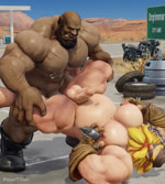 abs anal anal_penetration bald balls barazoku beard big_balls big_muscles big_nipples big_pecs big_penis black_hair blonde_hair bouncing_balls bouncing_pecs bouncing_penis duo eyewear facial_hair genitals green_body hair holding_partner human_on_humanoid human_penetrated humanoid_penetrating humanoid_penetrating_human interspecies kerchief larger_humanoid larger_male male male/male male_penetrated male_penetrating male_penetrating_male musclegut muscular muscular_human muscular_humanoid muscular_male nipples not_furry nude pec_grab pecs penetration penile penile_penetration penis penis_in_ass sex size_difference smaller_human smaller_male smaller_penetrated sunglasses tusks psyertitan blizzard_entertainment league_of_legends orctober riot_games tencent warcraft gragas_(lol) orgrim_doomhammer human humanoid mammal orc 3d_(artwork) 3d_animation animated crossover digital_media_(artwork) high_framerate no_sound short_playtime webm